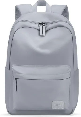 Vista 8 de HOMIEE Mochila ligera para laptop de uso casual, se adapta a computadoras de 15.6 pulgadas, resistente al agua, pequeña, linda, unisex, mochila