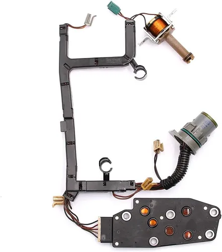 Vista 5 de Kessocco 9 piezas Kit de solenoide de cambio 4L60E 4L65E Kit de solenoide de transmisión con arnés Kit de solenoide maestro de transmisión