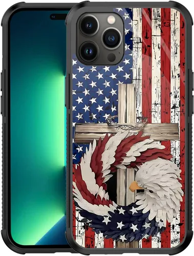 Vista 53 de Funda para iPhone 11 Pro, Funda con Bandera Americana para iPhone 11 Pro Diseño para Hombres Niños [Anti-Rayones] Antideslizante+A Prueba de Golpes