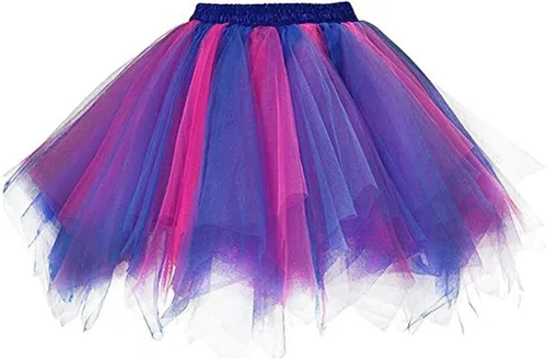 Vista 4 de Falda tutú de ballet para disfraz de fiesta de mujer