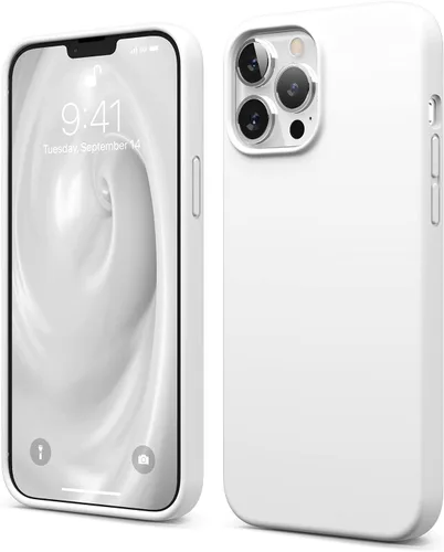 Vista 14 de elago - Funda compatible con iPhone 13 Pro Max, funda de silicona líquida, funda protectora de cámara de cuerpo completo, a prueba de golpes, funda