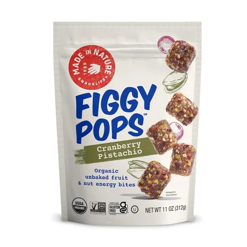 Vista 10 de Made In Nature Mantequilla orgánica de nueces de plátano Figgy Pops, 4.2 onzas (paquete de 6)