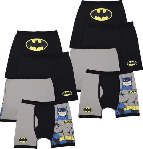 Vista 4 de Intimo DC Comics - Calzoncillos tipo bóxer clásicos de Batman para niños pequeños
