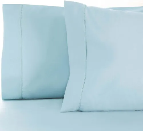 Vista 2 de SUPERIOR Juego de 2 fundas de almohada de mezcla de algodón, fundas protectoras de almohada para el hogar o el dormitorio, paquete de 2, artículos