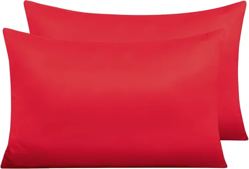 Vista 26 de NTBAY Fundas de almohada de satén con cremallera para cabello y piel, juego de 2 fundas de almohada estándar de lujo con cremallera oculta, 20 x 26