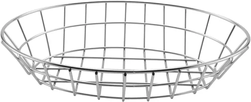 Vista 6 de G.E.T. WB-55-MG Cesta de alambre redonda de 4.5" de diámetro, 5" de alto, de metal
