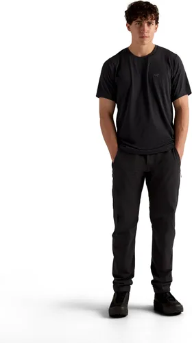 Vista 2 de Arc'teryx Cormac - Camisa de cuello redondo para hombre, transpirable, de Negro
