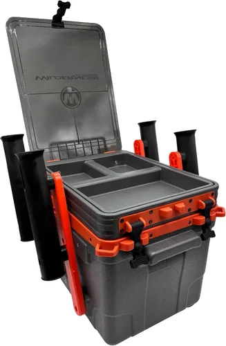 Vista 2 de Wilderness Systems - Caja para kayak, 4 soportes de caña, almacenamiento para kayak, se adapta a la mayoría de kayaks