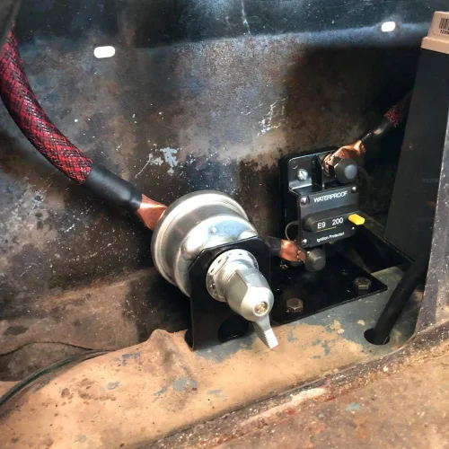 Vista 2 de Ampper - Interruptor de desconexión de batería 12V - 48V, interruptor maestro de desconexión de batería, corte de energía, apagado para auto