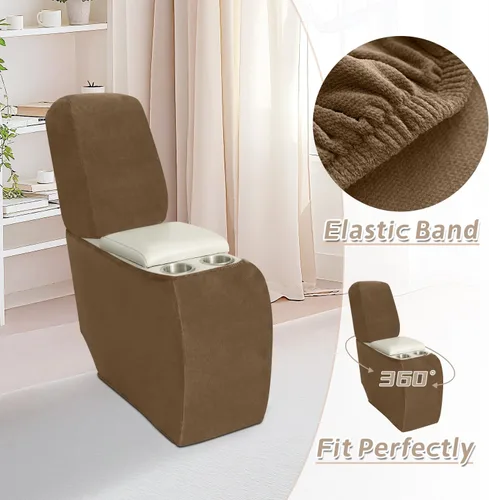 Vista 83 de Arfntevss Fundas de sofá seccional reclinable de terciopelo, Funda de sofá seccional de esquina para sofá reclinable, Funda elástica suave