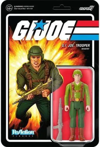 Vista 2 de Figuras de reacción G.I. Joe Wave 1 - Greenshirt (marrón)