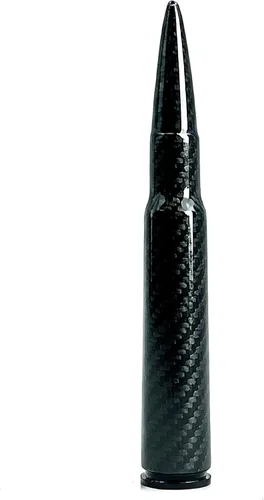 Vista 8 de Antena de 50 Cal Stubby con mástil para eliminar la antena de pista, reemplazo para Ford F150 F250 F350 RAM 1500 2500 GMC Denali Chevy Pick-up