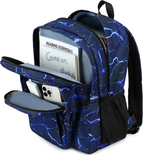 Vista 4 de Abshoo Mochila Clásica Básica de Viaje para Escuela Resistente al Agua. Mochila Escolar For School, For School