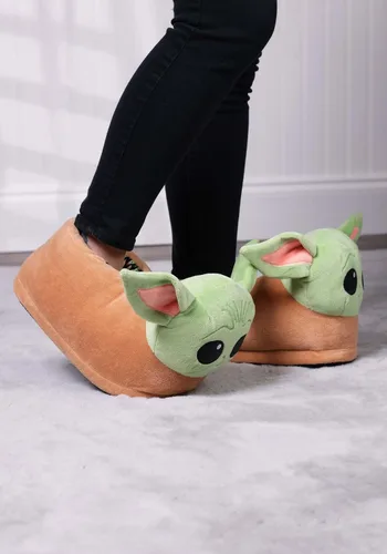 Vista 3 de Star Wars Grogu - Pantuflas para adultos, Verde