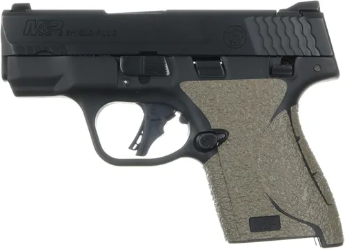 Vista 7 de TALON GRIPS Empuñadura adhesiva para pistola compatible con Smith & Wesson Shield Plus - Fabricado en Estados Unidos