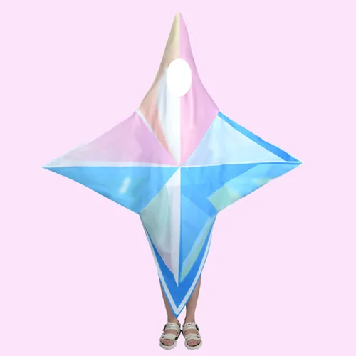 Vista 5 de Juego Genshin Primogem - Disfraz de cosplay Primogem de cuatro puntas para cosplay