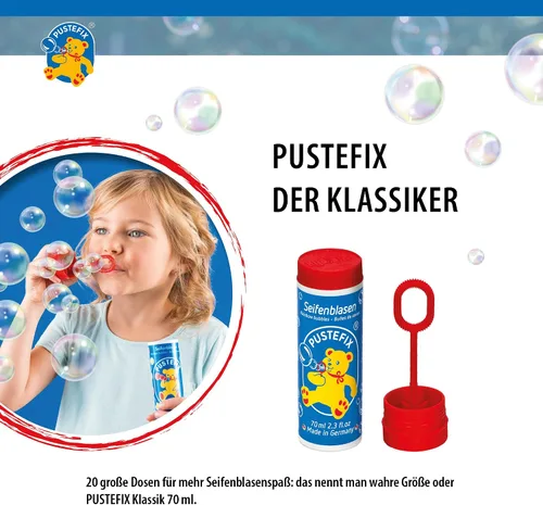Vista 3 de Pustefix Burbujas con varita (los colores pueden variar)