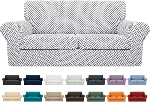 Vista 84 de YEMYHOM - Fundas elásticas para cojín individual, protector de sofá, silla, asiento, funda deslizante, funda suave de sofá, reemplazo, grande, a