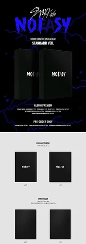 Vista 3 de Stray Kids [5 regalos] Noeasy [SET ver] 2 álbumes+póster plegado (aleatorio)+máscara facial premium de Love Affair+tarjeta fotográfica adicional