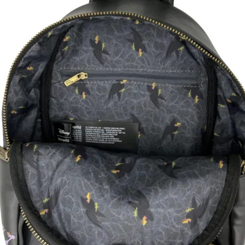 Vista 5 de Loungefly Disney Sleeping Beauty's Maléfica Diablo Cosplay - Bolso de hombro con doble correa, Negro