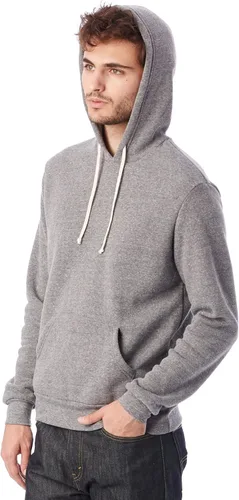 Vista 3 de Alternative Sudadera con capucha para hombre, estilo vintage de rizo lavado Challenger