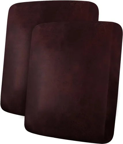 Vista 125 de ANARACHON Fundas de cojín de sofá con aspecto de cuero, juego de fundas de asiento de sofá, protector de muebles para sillón seccional, sofá biplaza