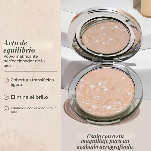 Vista 2 de PÜR MINERALS Balancing Act - Polvo perfeccionador de la piel matificante