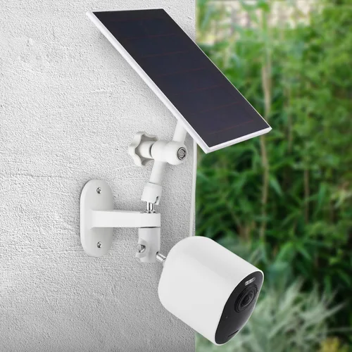 Vista 6 de Soporte de pared 2 en 1 para panel solar Arlo y cámara de seguridad Arlo Pro/Pro 2/Pro 3/Pro 4/Ultra, ángulo ajustable para obtener la máxima luz