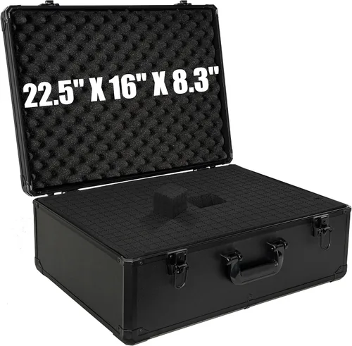 Vista 16 de Funda Protectora Rígida a Prueba de Golpes y Resistente al Agua con Inserción de Espuma Personalizada DIY para Cámara, Laptops, etc, 12.2 X 12.2 X