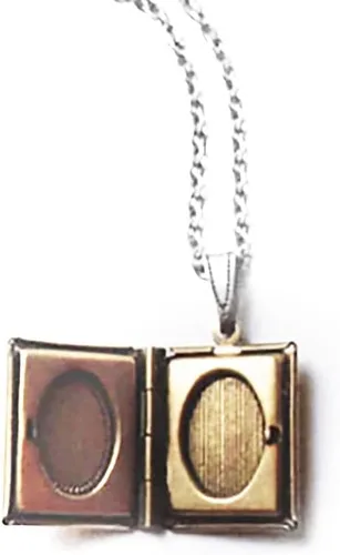Vista 3 de Medallón de calavera. Collar de calavera, collar con fotos y medallón de calavera, regalo de joyería para hombres y mujeres, regalo del día de San
