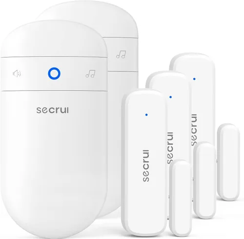 Vista 11 de SECRUI - Timbre de puerta, timbre con sensor abierto de puerta para negocios/hogar al entrar, volumen ajustable, fácil instalación, rango de 400