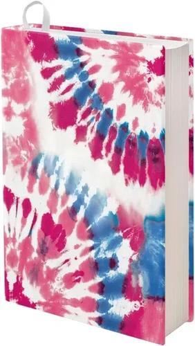 Vista 25 de Cozeyat Fundas de libro a prueba de polvo para amantes de los libros, protector de libro de texto con cinta de 9 x 11 pulgadas, fundas de libro