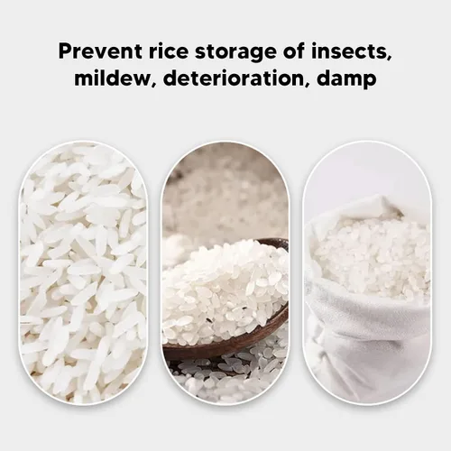 Vista 8 de Recipiente de almacenamiento de arroz, dispensador de arroz de plástico con taza medidora, dispensador hermético de granos con escala Claer, 3.3 lbs