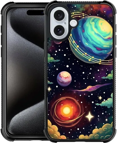 Vista 563 de Funda compatible con iPhone 15, diseño de elefantes africanos, diseño increíble a prueba de golpes, antiarañazos, carcasa trasera de policarbonato