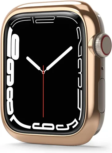 Vista 9 de Ringke Estilo de bisel [elegante marco de acero inoxidable] compatible con Apple Watch Series 9, 8, 7 funda (1.61 pulgadas), protector antiarañazos