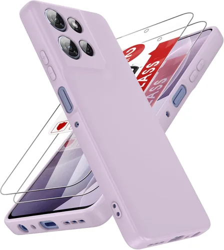 Vista 188 de LeYi Funda para Motorola Moto G Play 4G 2024: Funda para Moto G Play 4G 2024 con funda delgada y antiarañazos, silicona líquida a prueba de golpes