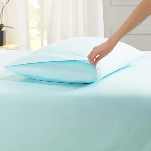 Vista 3 de Empyrean - Juego de sábanas tamaño Queen de bolsillo profundo, 21 pulgadas con 2 fundas de almohada, sábanas de microfibra con bolsillos extra