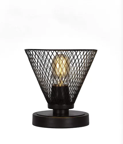 Vista 84 de Luna - Lámpara de mesa con 1 luz en granito oscuro (51-DG-300)