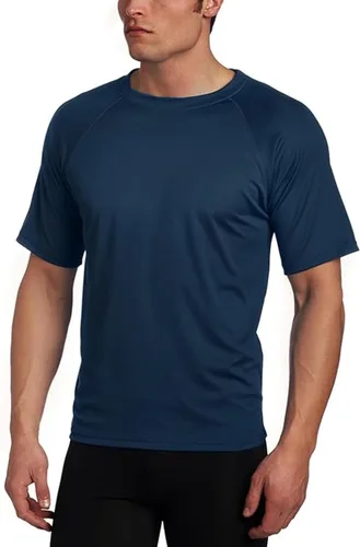 Vista 19 de Kanu Surf Camiseta de natación de manga corta UPF 50 para hombre (tallas regulares y extendidas)