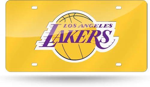 Vista 21 de Rico Industries Placa de matrícula metálica con incrustaciones láser de la NBA