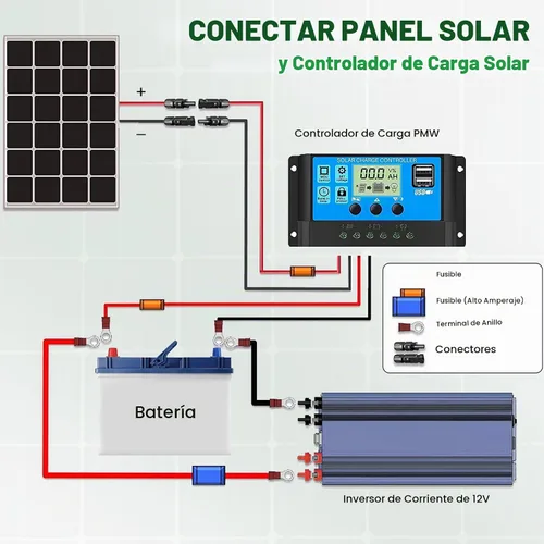 Vista 10 de Oududianzi Cable de extensión solar de 10 pies, cable solar de 10 AWG, cable fotovoltaico de cobre estañado de calibre 10, cables y conectores