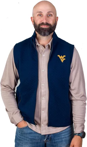 Vista 59 de Vantage Apparel Chaleco Acolchado con Cremallera Completa Universitario para Hombre