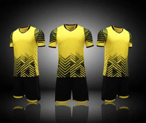 Vista 7 de PAIRFORMANCE Camisetas de fútbol para niños, uniforme de entrenamiento de equipo deportivo de 5 a 15 años, conjunto de camisetas y pantalones cortos