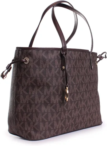 Vista 3 de Michael Michael Kors Jet Set Reversible Logo bolsa (MarrónArena), Marrón, talla única