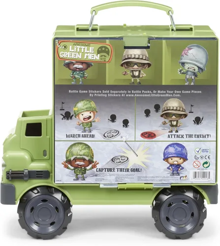 Vista 3 de Impresionante figura de acción de transporte de batalla de Little Green Men