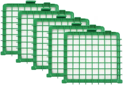 Vista 9 de Filtro HEPA de repuesto compatible con Rowenta RO5762 RO5921 Accesorios de aspiradora verde y blanco (1 unidad)