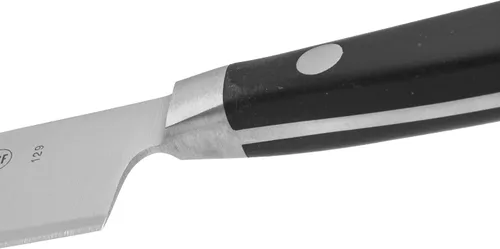 Vista 5 de Arcos Cuchillo de chef de acero inoxidable de 5 pulgadas. Cuchillo de cocina profesional para cortar carne, pescado, aves, frutas y verduras. Mango