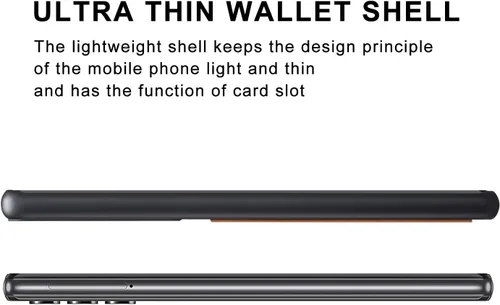 Vista 4 de Kowauri Funda para Google Pixel 8 Pro, Funda de piel sintética con ranura para tarjeta de crédito Funda protectora ultra delgada para Google Pixel 8