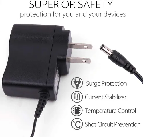 Vista 3 de Nueva fuente de alimentación del adaptador de corriente de 24V 1A AC/DC, negro