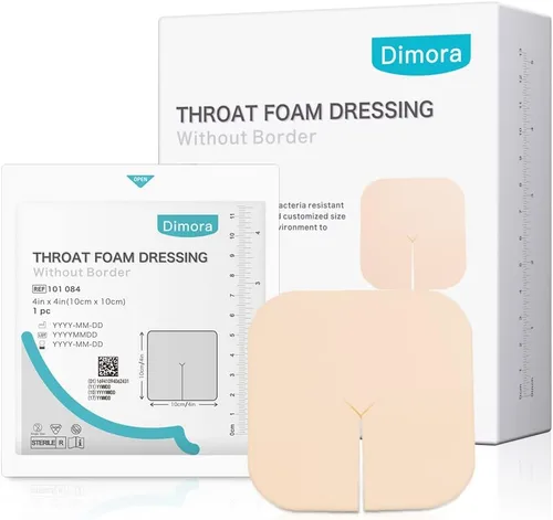 Vista 12 de Dimora Apósitos de Espuma de Silicona Sin Borde Paquete de 10 - 3" x 3" Altamente Absorbentes Adhesivos Impermeables para Heridas, Almohadillas